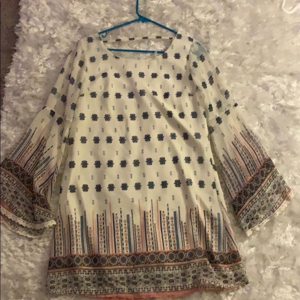 Boho Bell Sleeve Dress